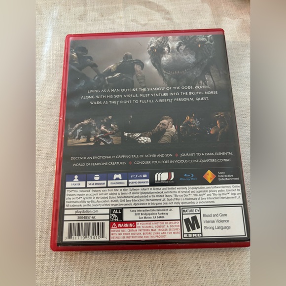 PS4 God of War Video Games - Picture 2 of 4